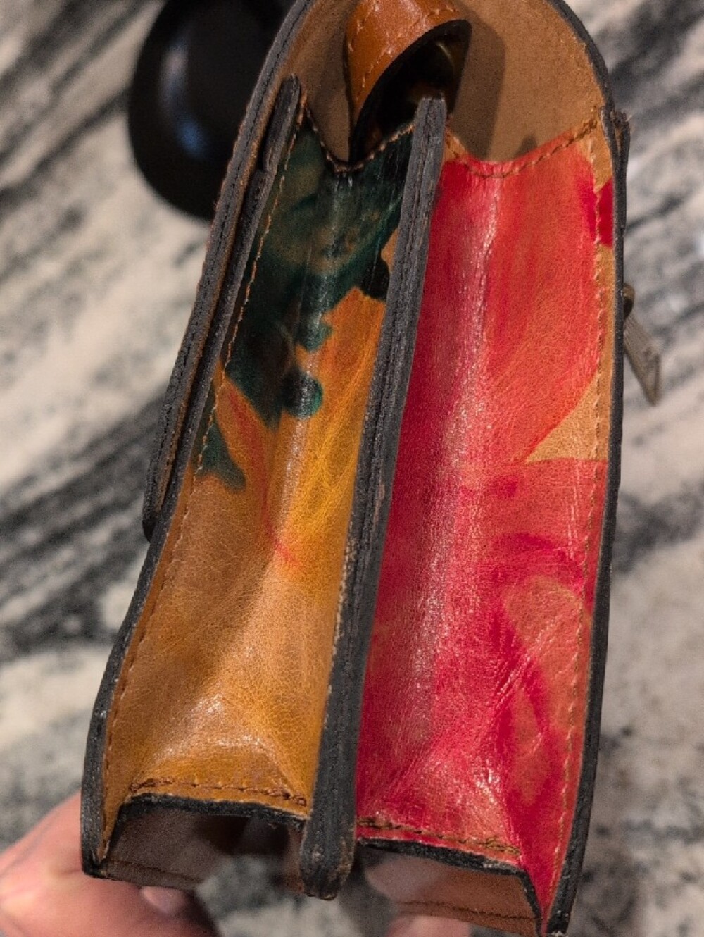 Patricia Nash Avellino Floral Leather Crossbody Bag - Picture 13 of 13